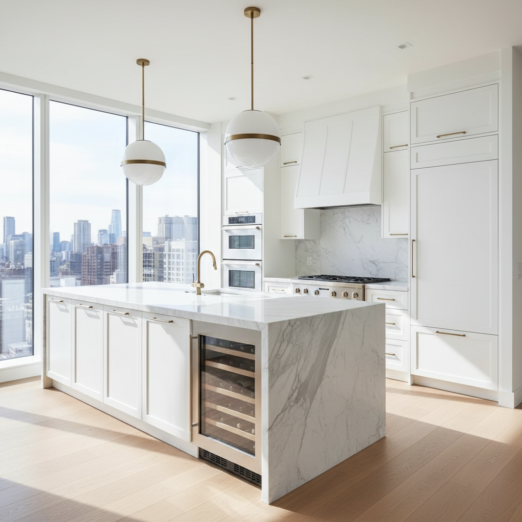 Luxury Fremont kitchen with KitchenAid-style appliances